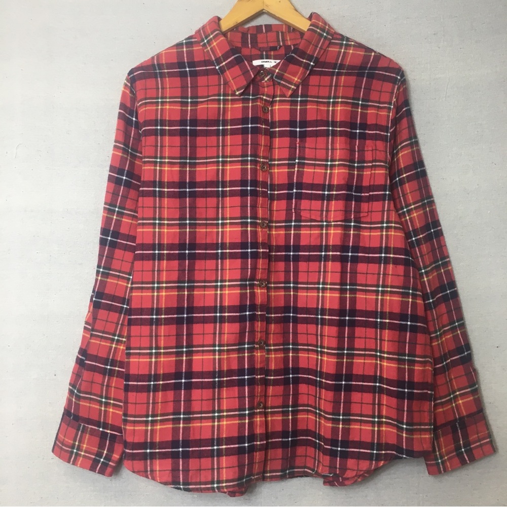 O’Neill Logan Womens Button Down Flannel Shirt